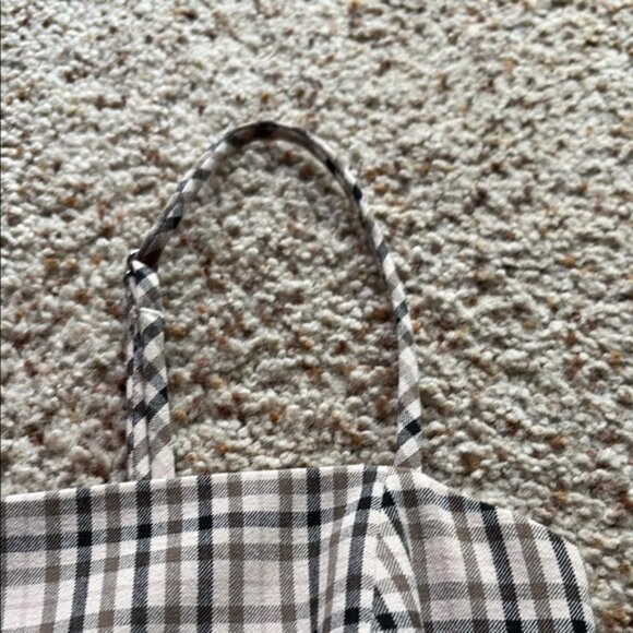 Aritzia Wilfred Plaid Spaghetti Strap Isabelle Dress size 0 - Picture 3 of 6